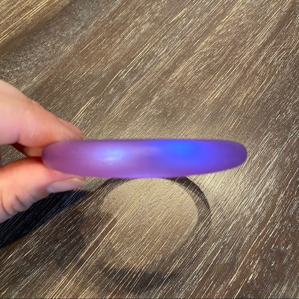Alexis Bittar Tapered Bangle Neon Purple